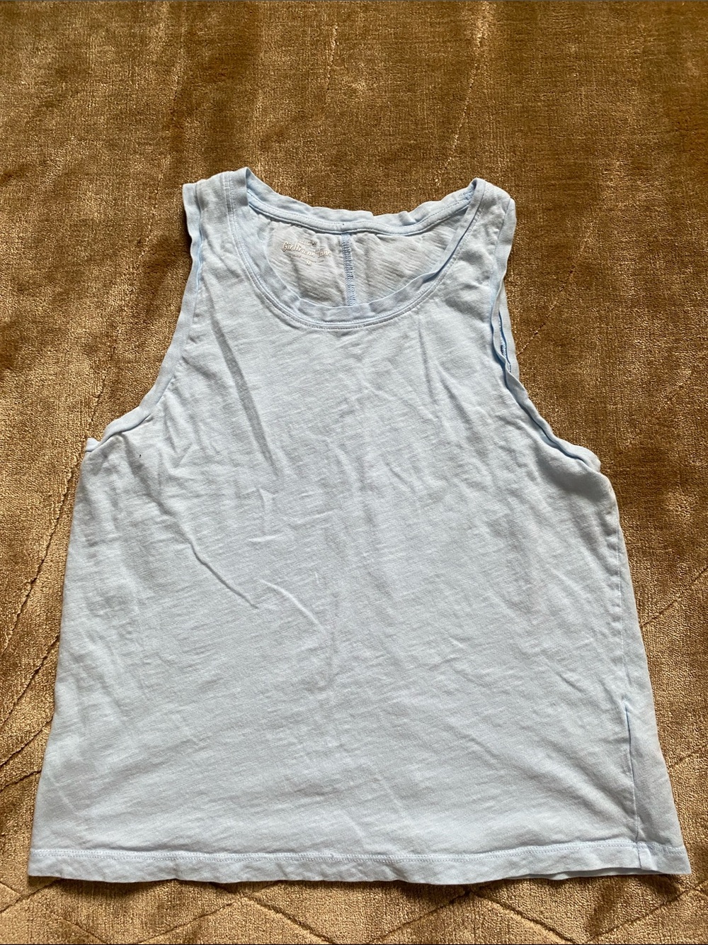 J. Crew Powder Blue Girlfriend Tank